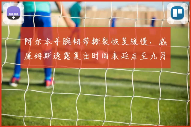 阿尔本手腕韧带撕裂恢复缓慢，威廉姆斯透露复出时间表延后至九月