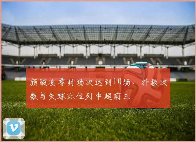 颜骏凌零封场次达到10场，扑救次数与失球比位列中超前三